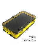 Бокс для приманок двухсторонний 18*10*4,5 см